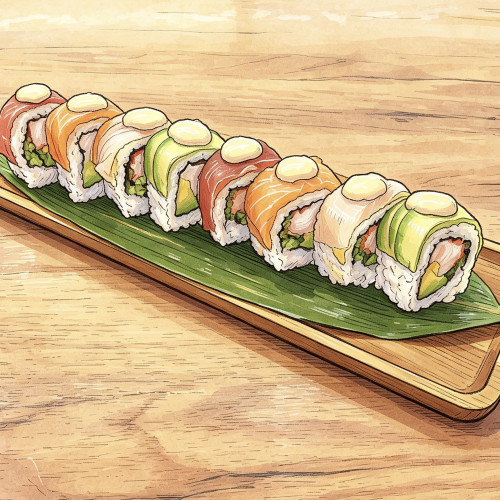 Rainbow roll